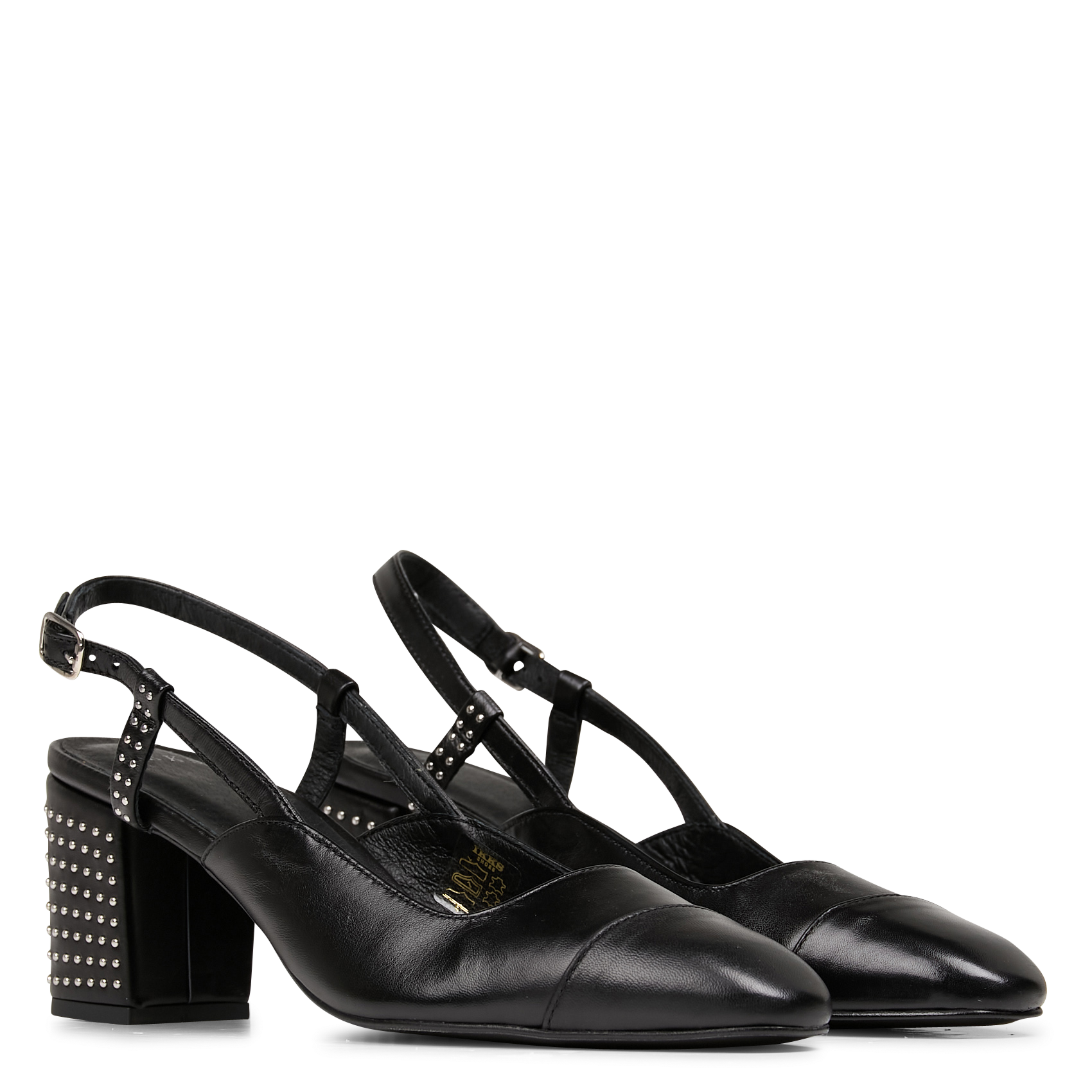 Slingbacks en cuir | Noir