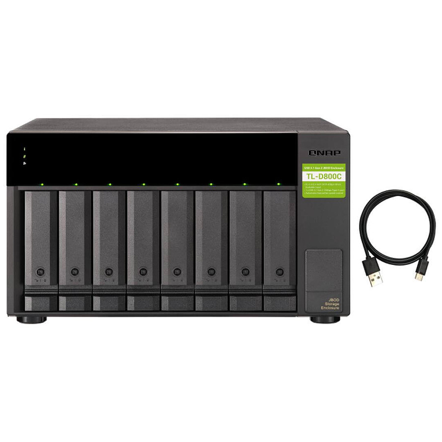 QNAP TL-D800C - Boitier d'extension JBOD 8 baies