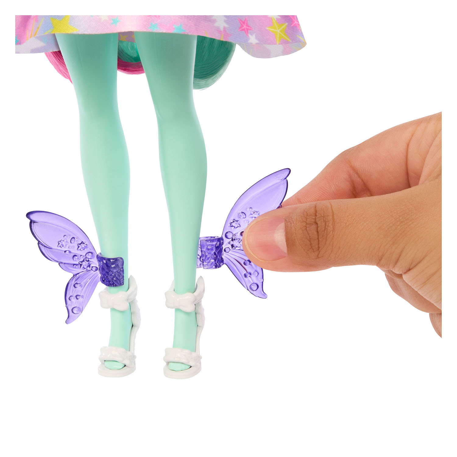 Barbie A Touch of Magic Modepop Roze Paars Haar