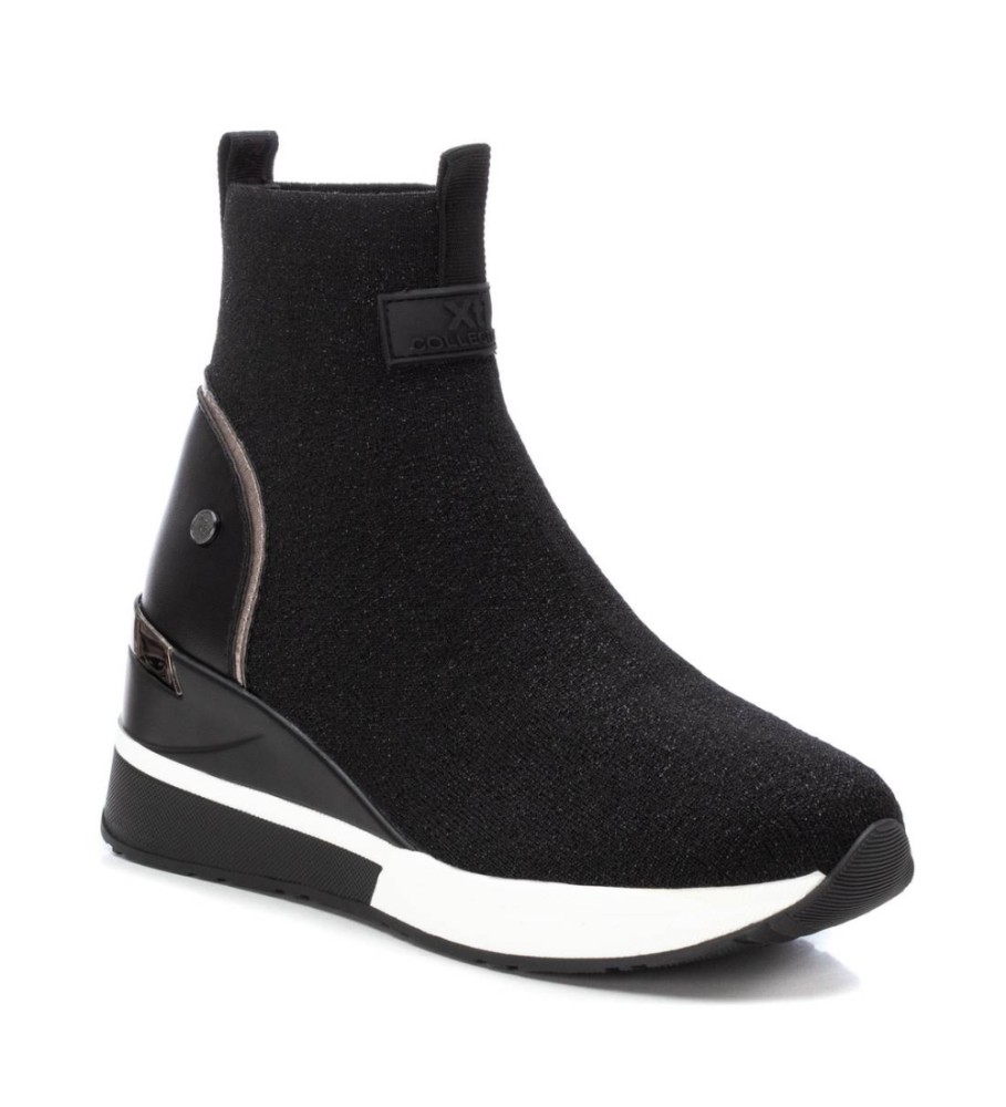 Botas Xti 141924 pretas - altura do salto: 6 cm -