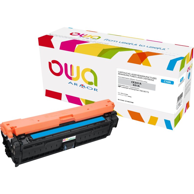 Toner remanufacturé OWA - standard - pour HP CE341A
