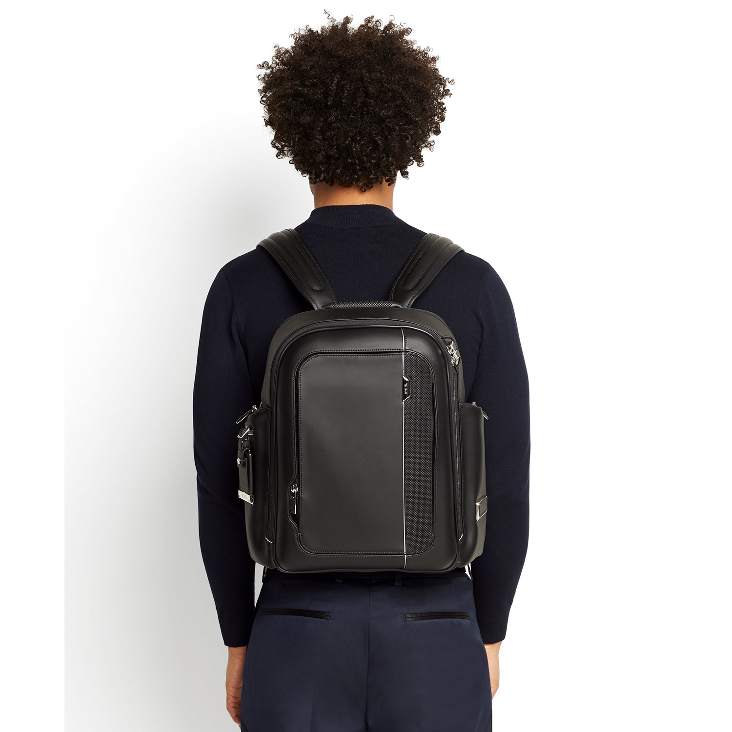 Tumi Arrive Larson Backpack black leather