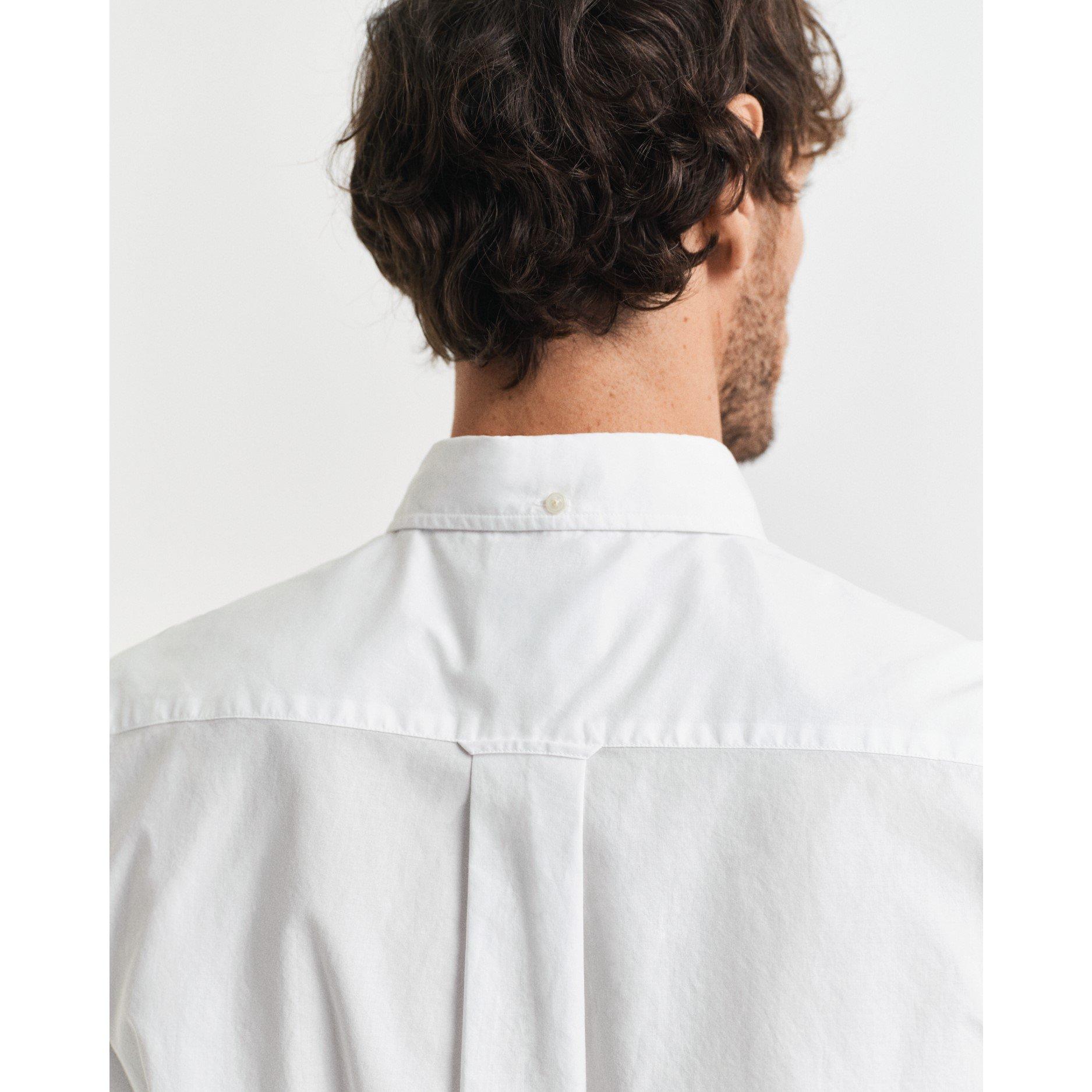 Gant Regular Fit Classic Poplin Short Sleeve Shirt