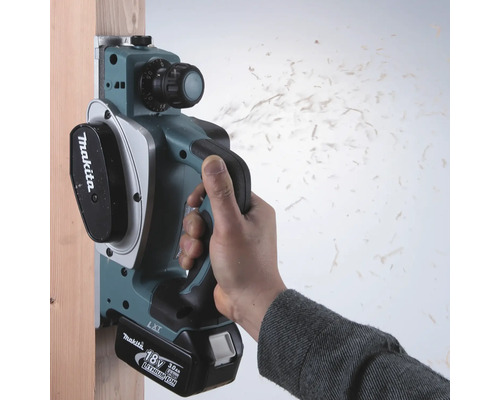 Makita DKP180Z 82 mm 18 V accu schaafmachine, zonder accu en lader