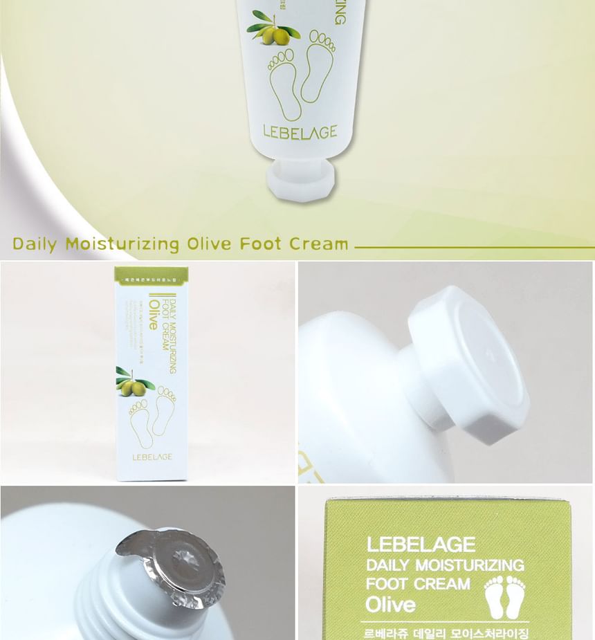LEBELAGE - Dagelijkse hydraterende olijfvoetcrème