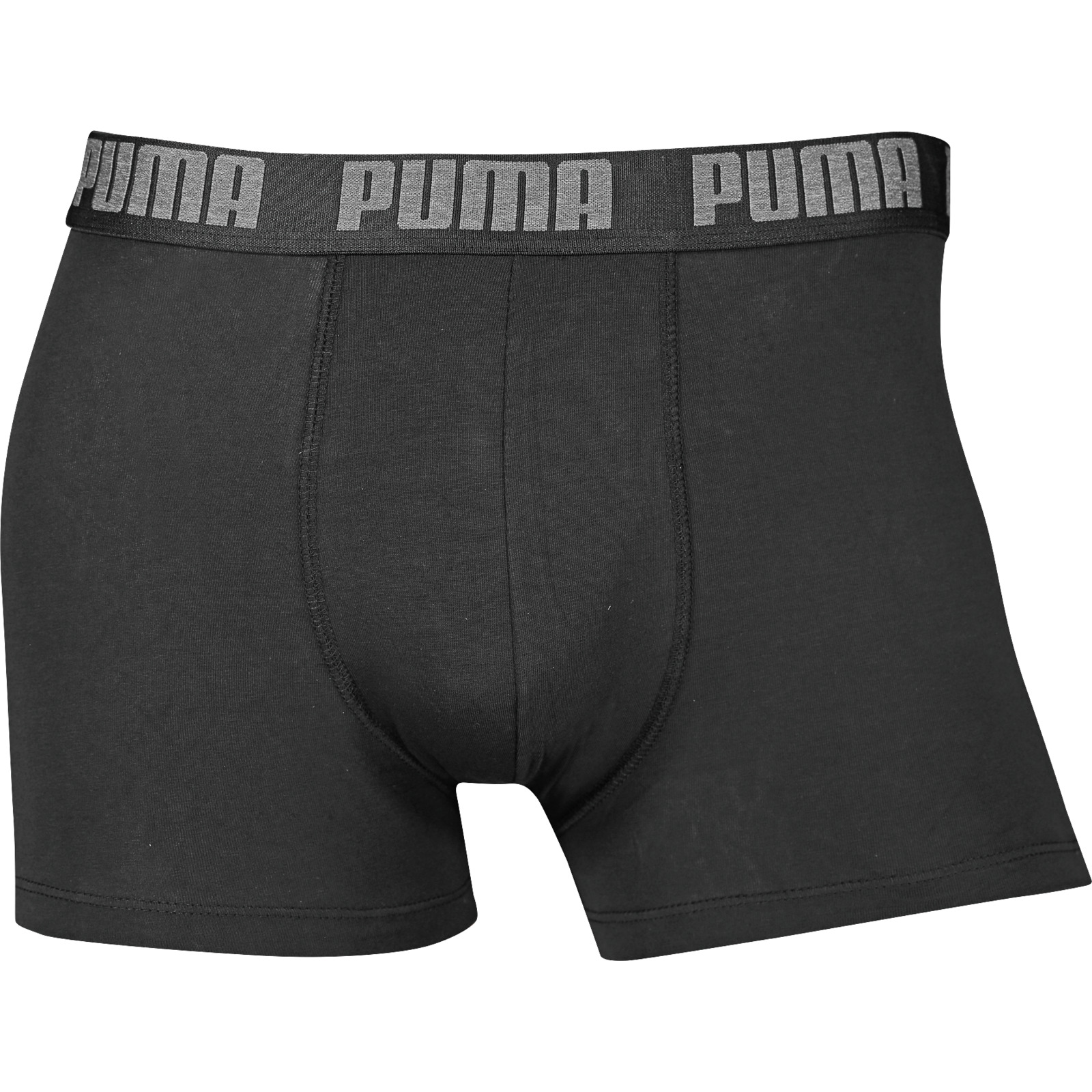 Puma Herren-Boxershorts Basic, 2 Stück S, dunkelgrau