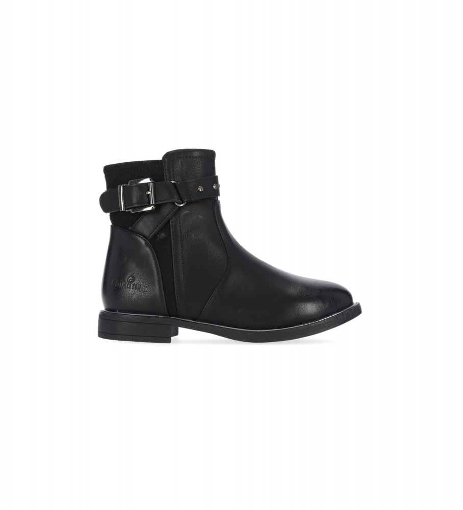 Botas de cano curto pretas Chika10 Kids Carisa 20