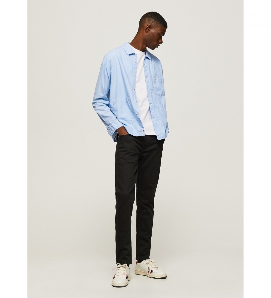 Calça jeans skinny preta Pepe Jeans Finsbury