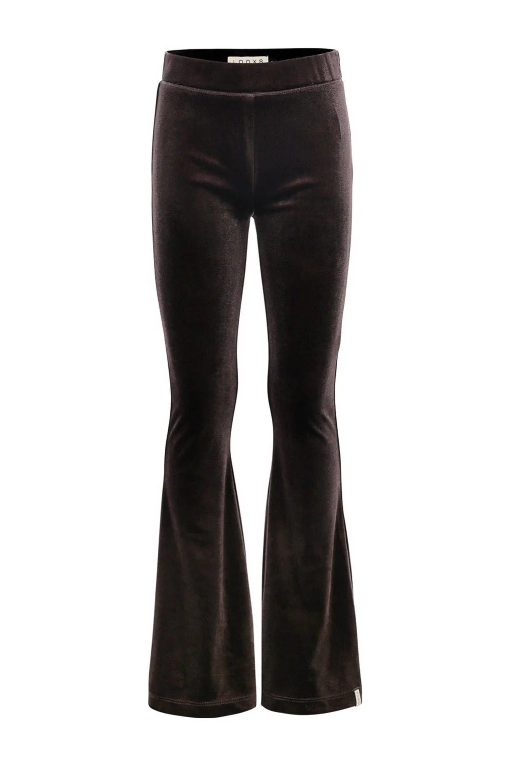 LOOXS fluwelen flared broek bruin
