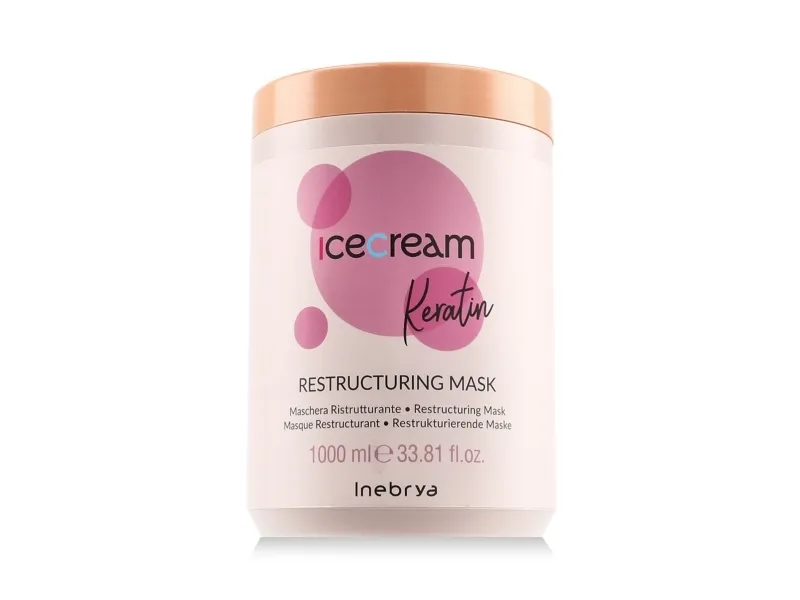 Inebrya Ice Cream Keratin Restructuring Mask 1000 ml