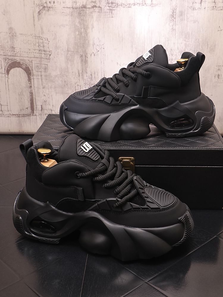 Mr Ozera - Platformsneakers met letters