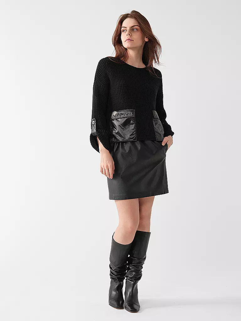 MARC CAIN Pullover schwarz