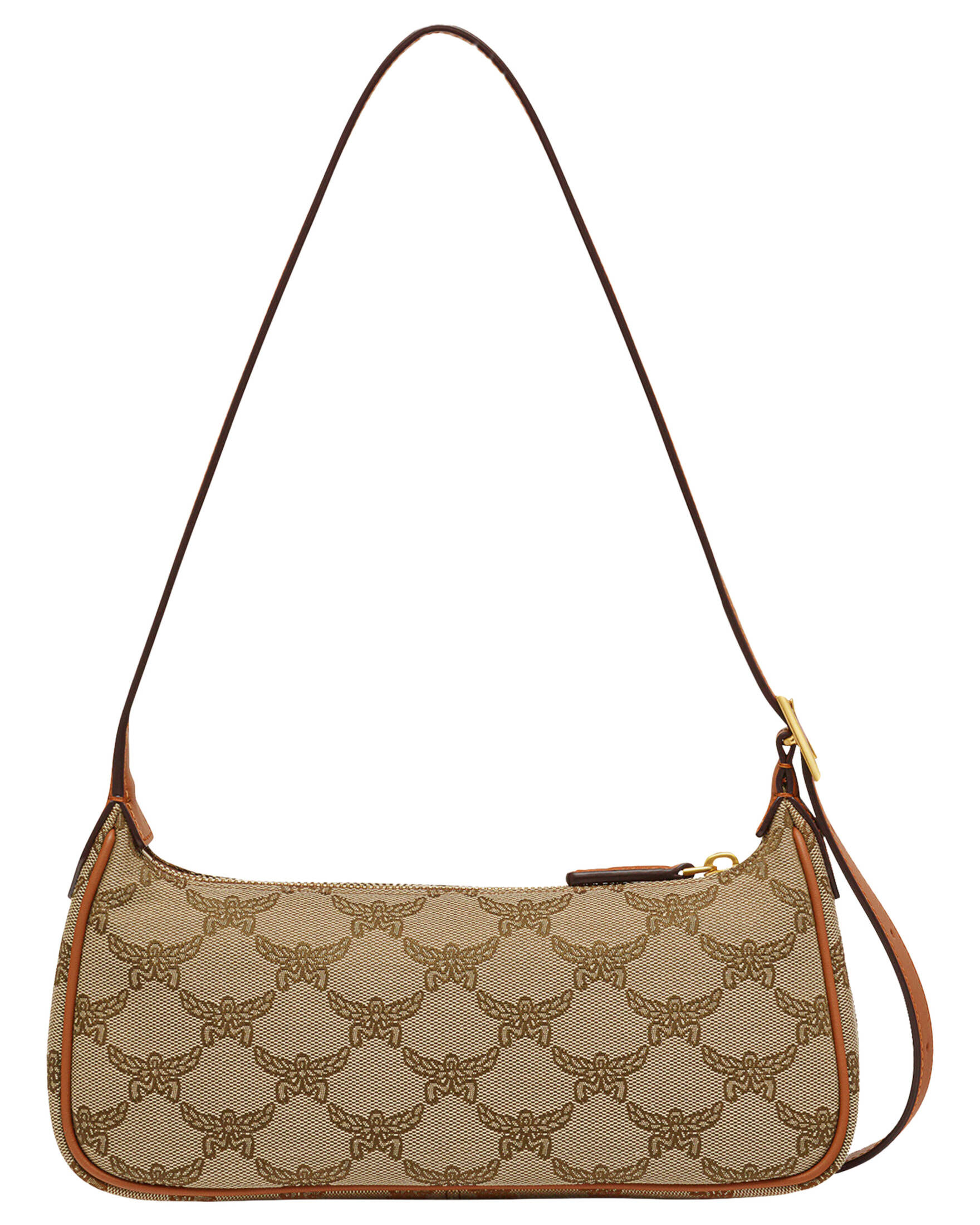 MCM| Damen Schultertasche SMALL HIMMEL IN LAURETOS JACQUARD