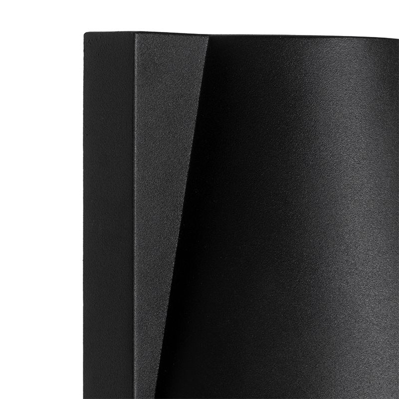 Industriële staande buitenlamp zwart IP44 - Femke