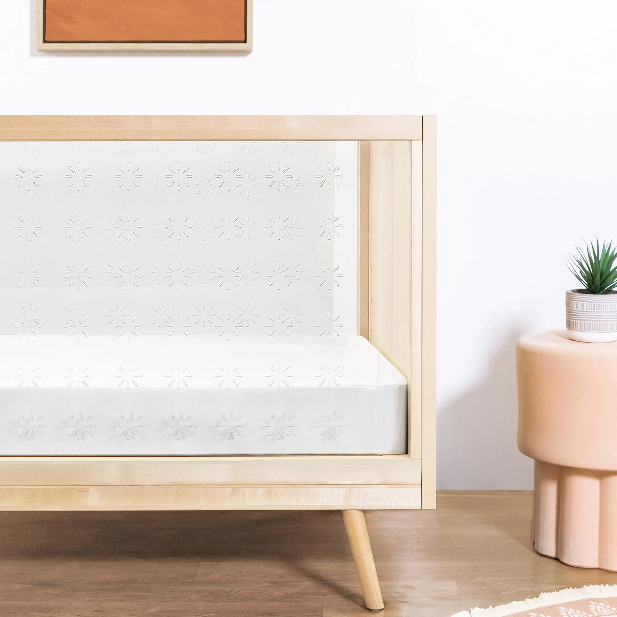 Babyletto Couchette Transparente Nifty - Acrylique  Bouleaux Naturel
