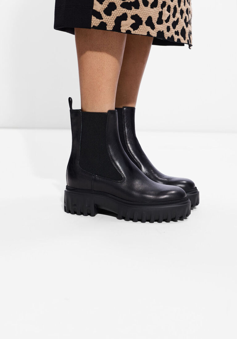 zwarte hogan chelsea boots h700 chelsea