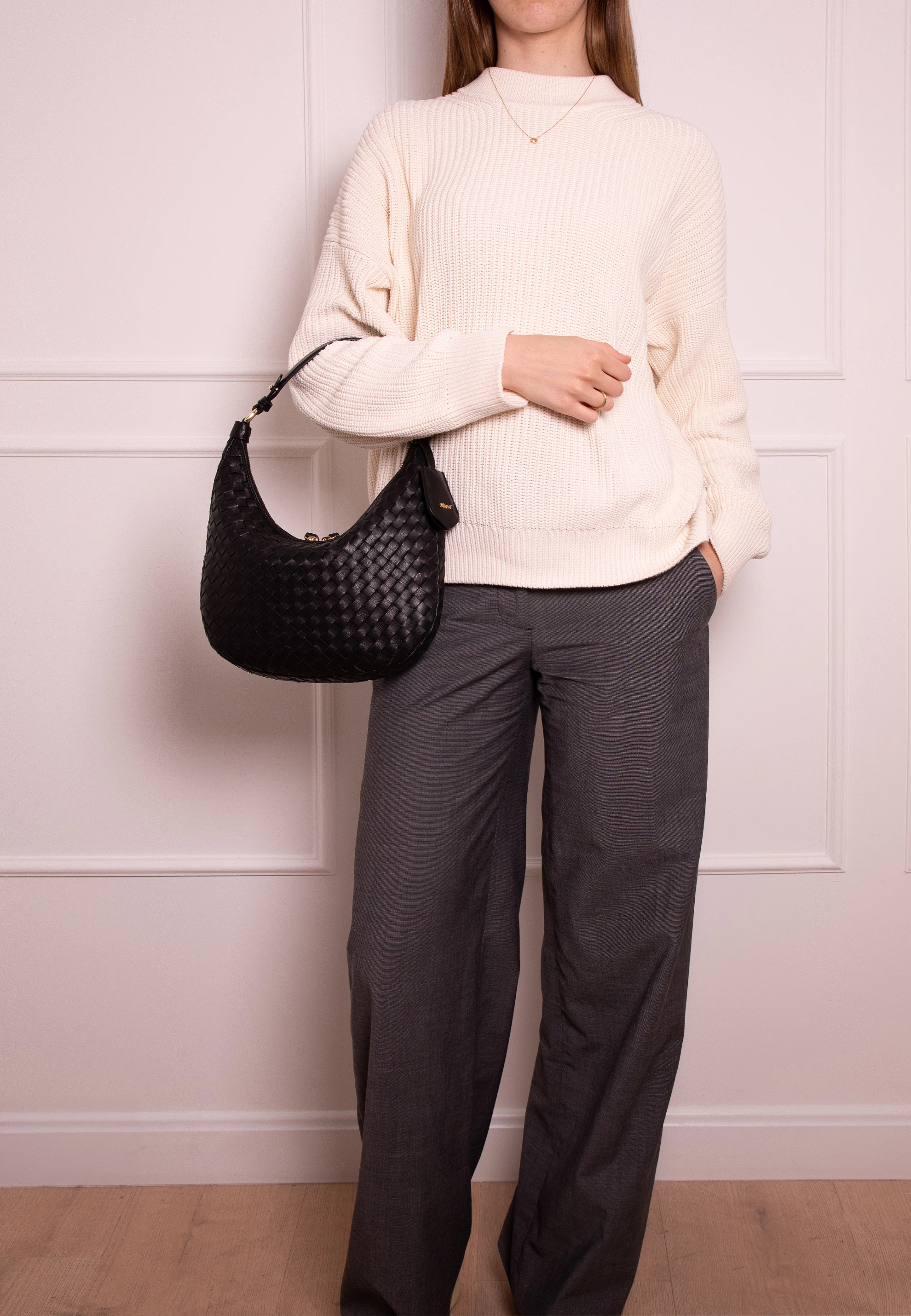 Hobo NANA mini Leather Piuma woven Standard
