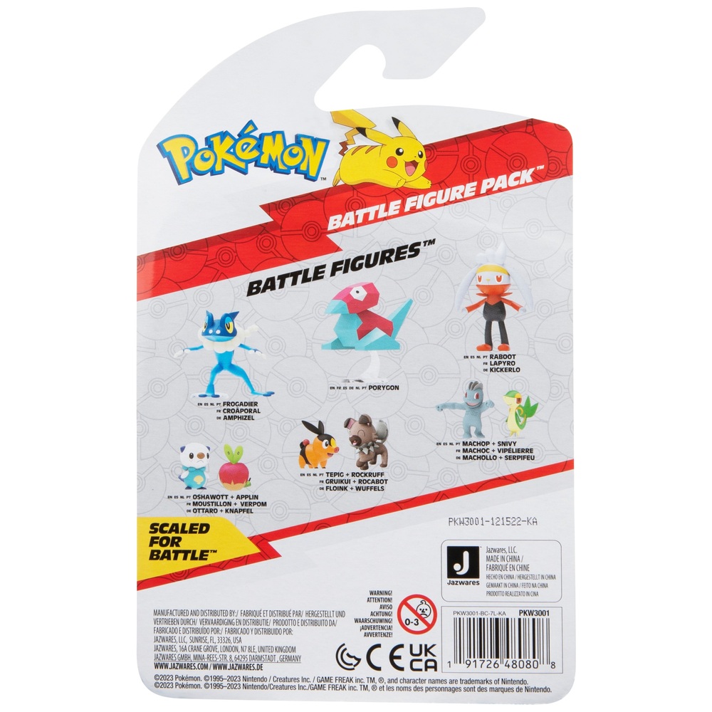 Pokémon-Kampffiguren-2er-Pack – Floink und Wuffels