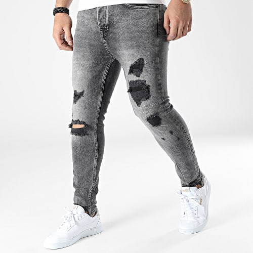 Jean Slim AT8157 Gris Anthracite