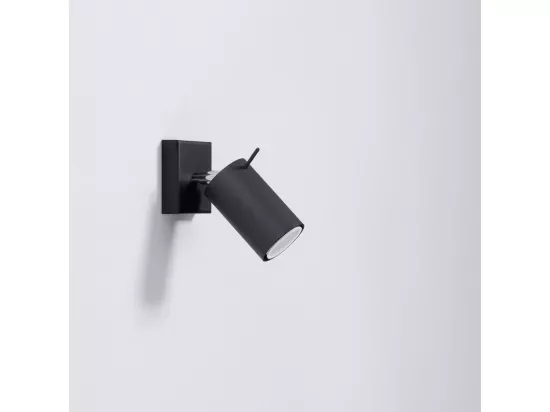 Sollux Lighting Ring Spot simple, noir, 1x GU10
