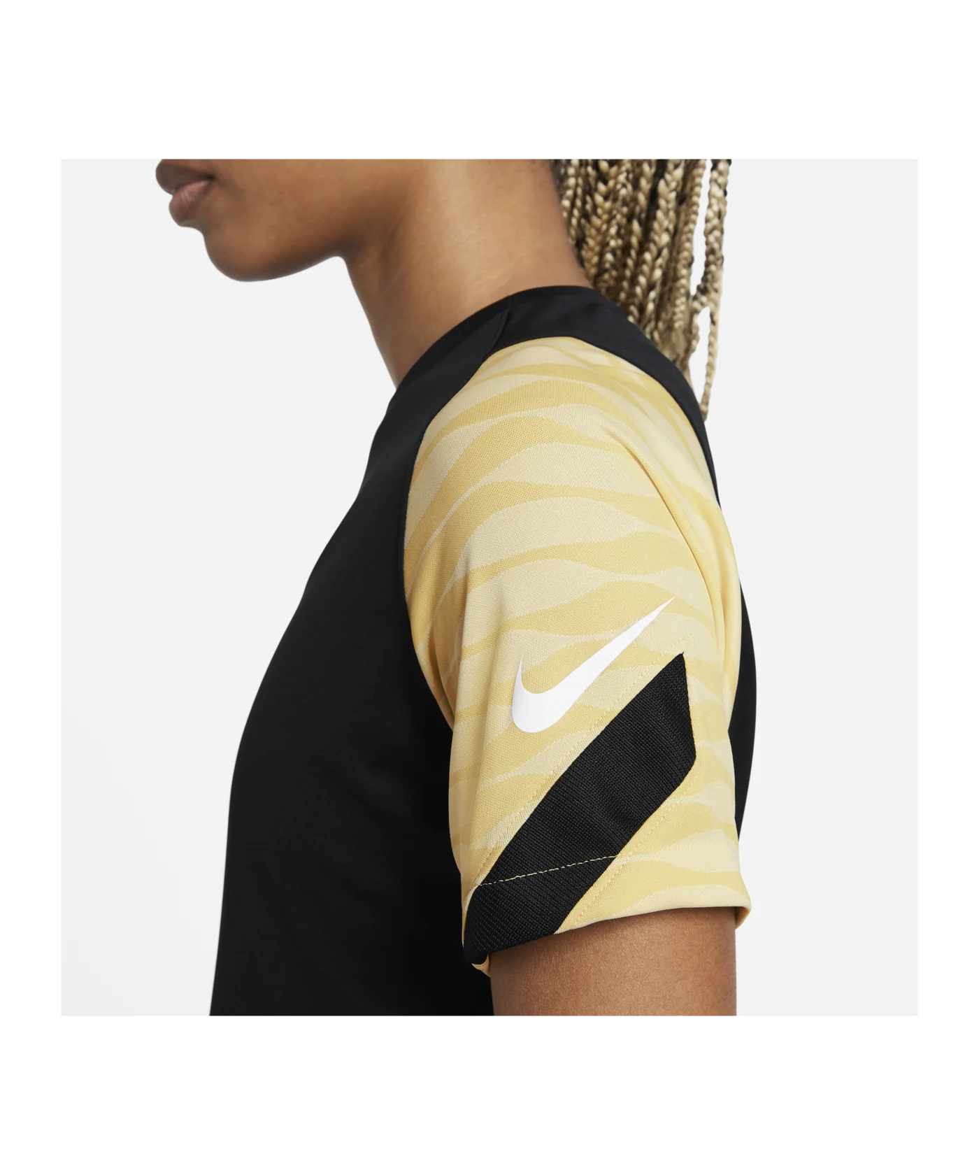 Nike Strike 21 T-Shirt Damen Schwarz Gold F011