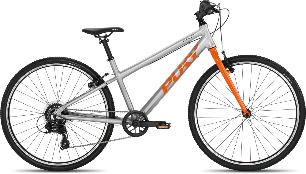Puky LS-PRO 26-8 Børnecykel Sølv/Orange