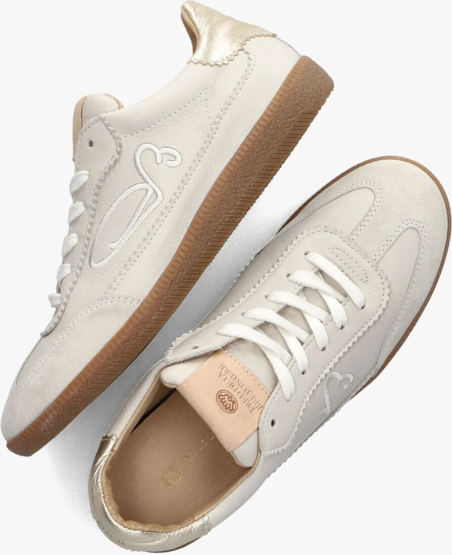 FRED DE LA BRETONIERE beige fred de la bretoniere lage sneakers pearl sign