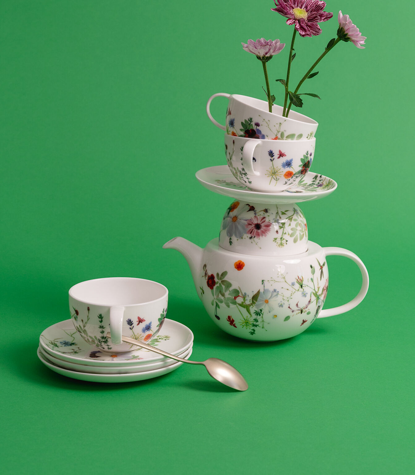 Brillance Bone China Grand Air Teekanne 2 Pers.