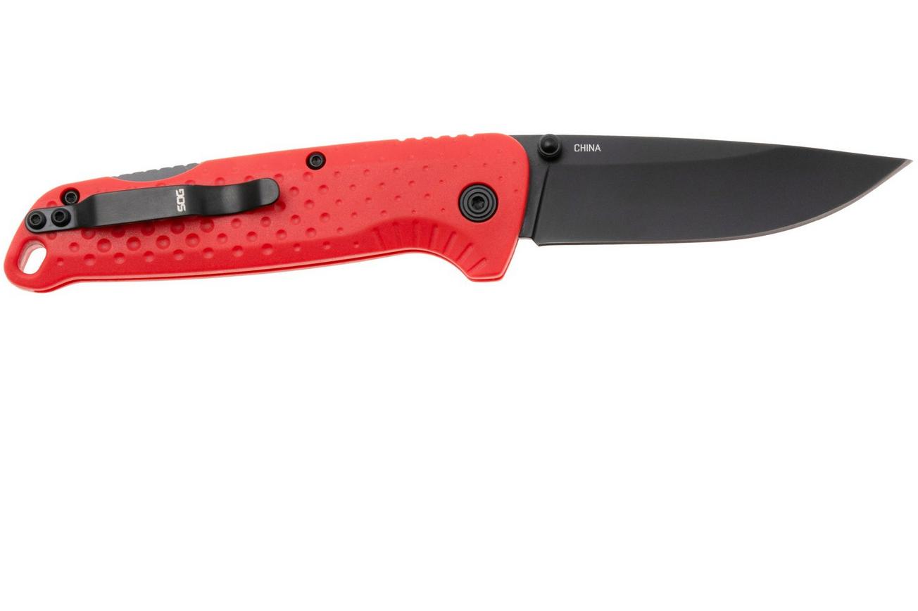 SOG Adventurer LB 13-11-07-43, Titanium Nitride 5CR15MOV, Red GRN zakmes