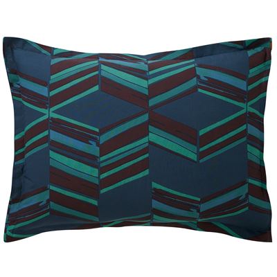 Linge de lit style chevrons - BECQUET CRÉATION