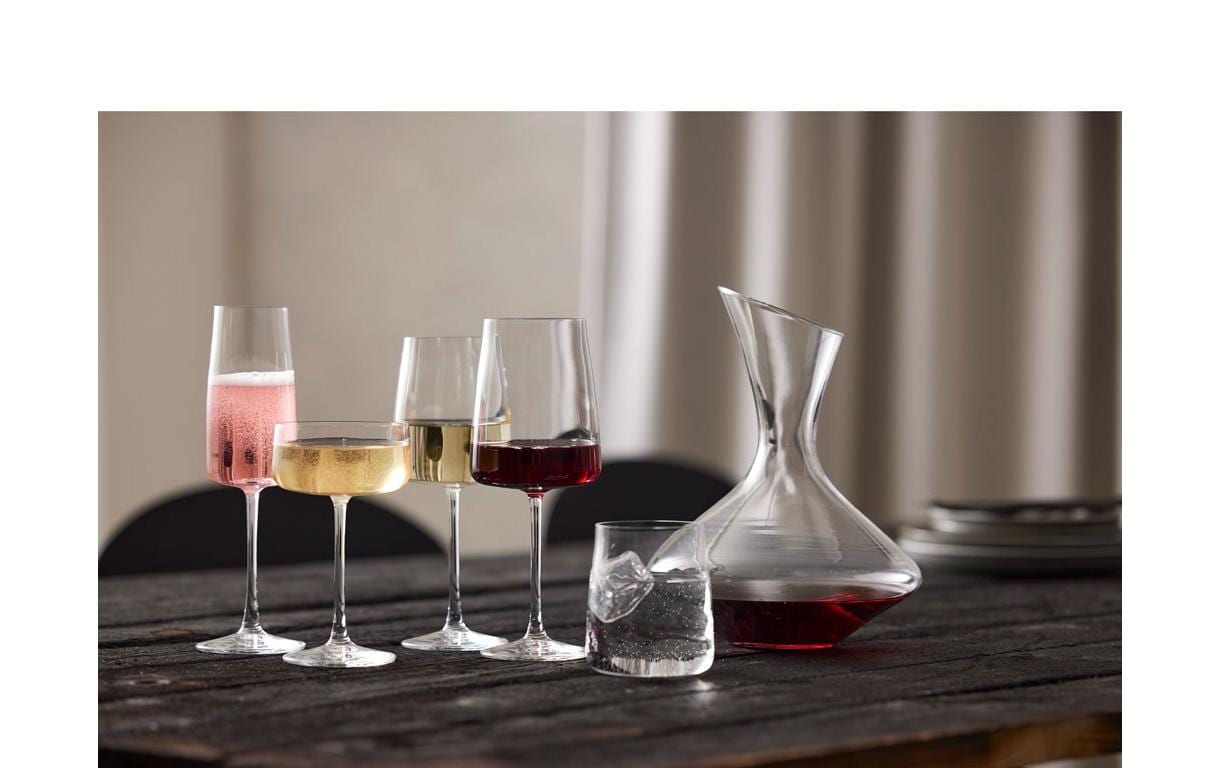 Trinkglas Zero 6 Stück, 42 clWasserglas aus ultraklarem Kristallglas