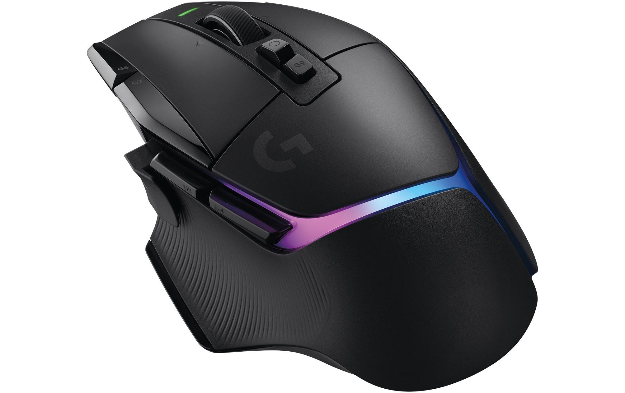 Gaming-Maus G502 X Plus Schwarz<br>Kabellose Lightspeed Gaming-Maus mit «Lightsync»-RGB-Beleuchtung