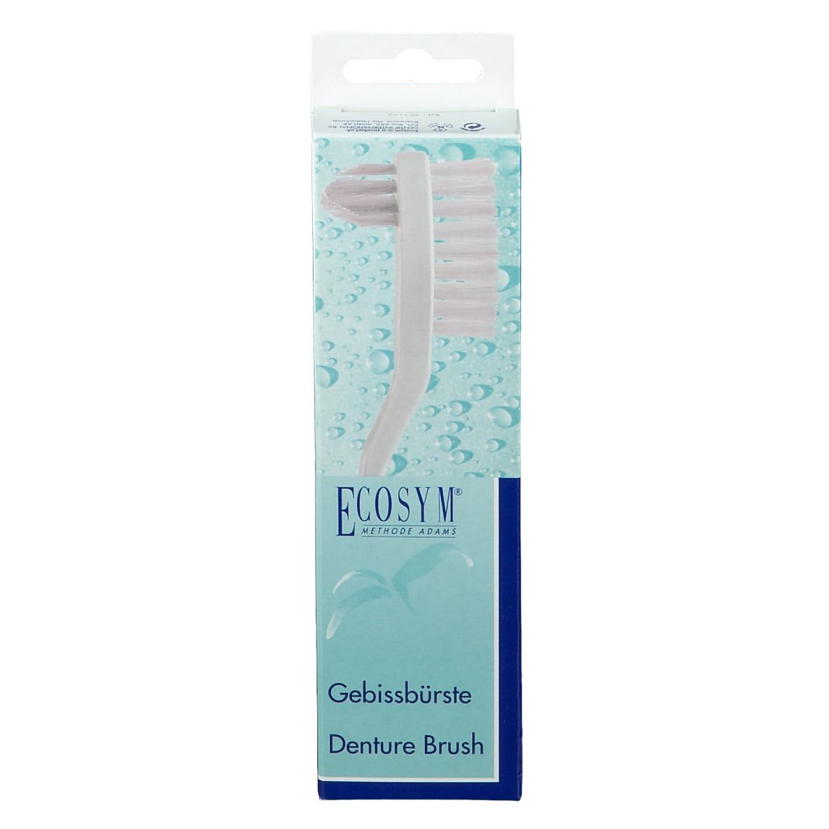 Ecosym Prothesen-/ Gebissbürste 2-seitig