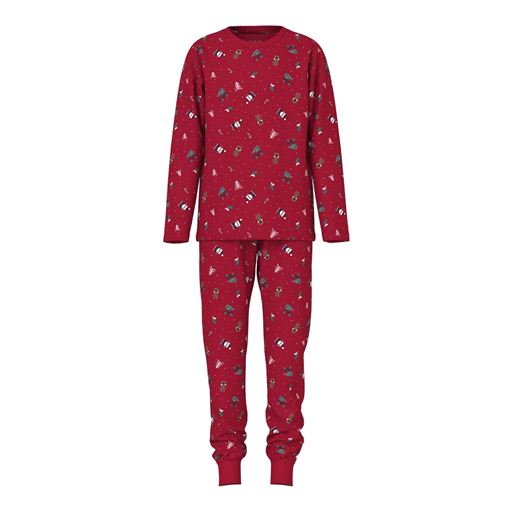 Name It Vismas Pyjamassæt, Jester Red, 134 cm