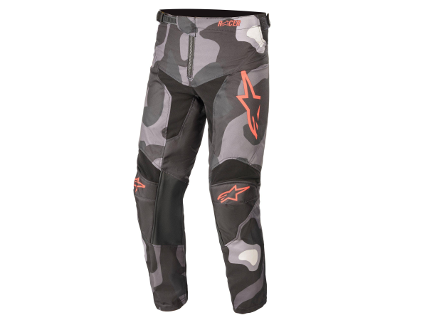 Alpinestars Junior Racer Tactical Pants, Camo/Red