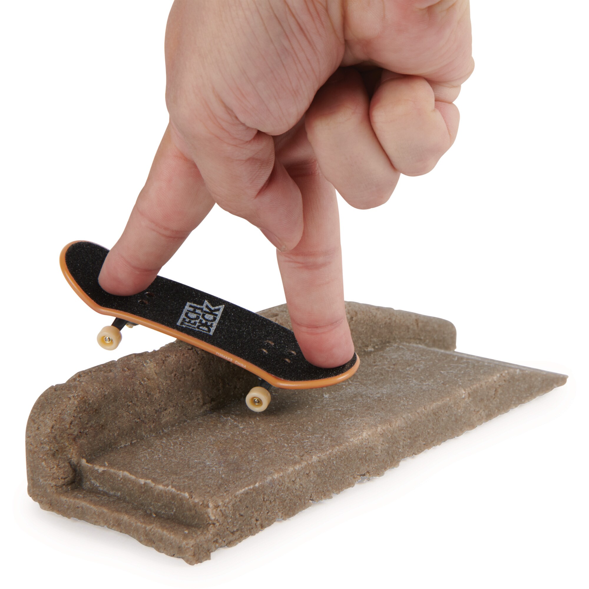 Spin Master Spielfahrzeug Tech Deck - Concrete Fingerboard-Rampe zum Selberbauen