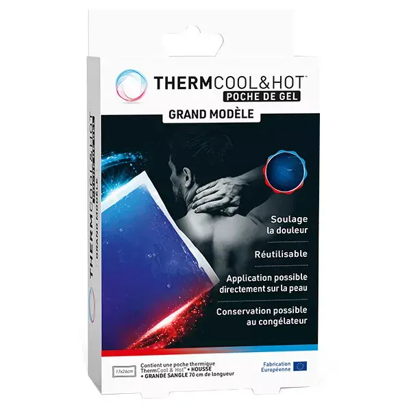 Bausch & Lomb Thermcool e Gel Quente, tamanho grande, para alívio da dor com calor/frio.