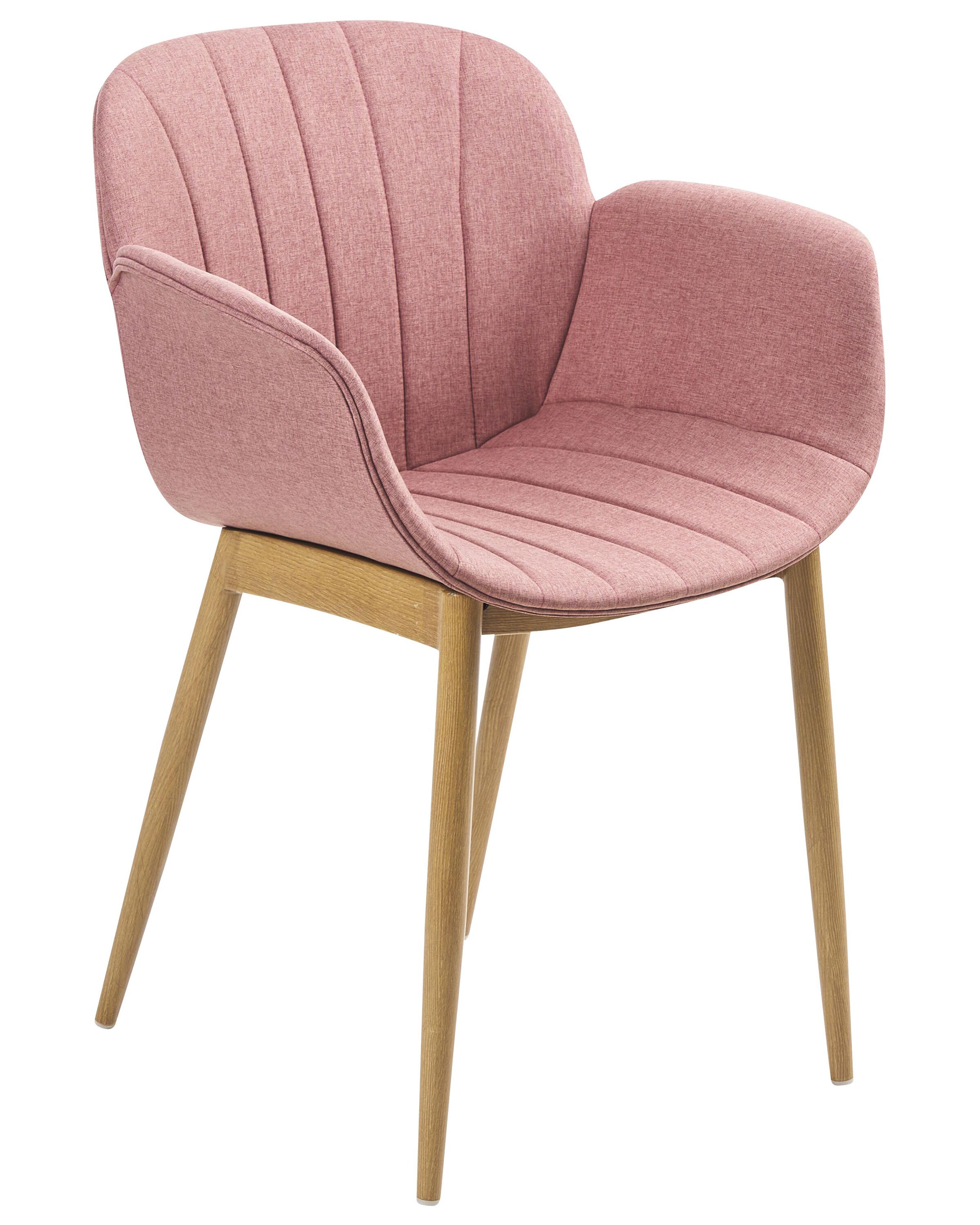 Set van 2 eetkamerstoelen ALICE Roze
