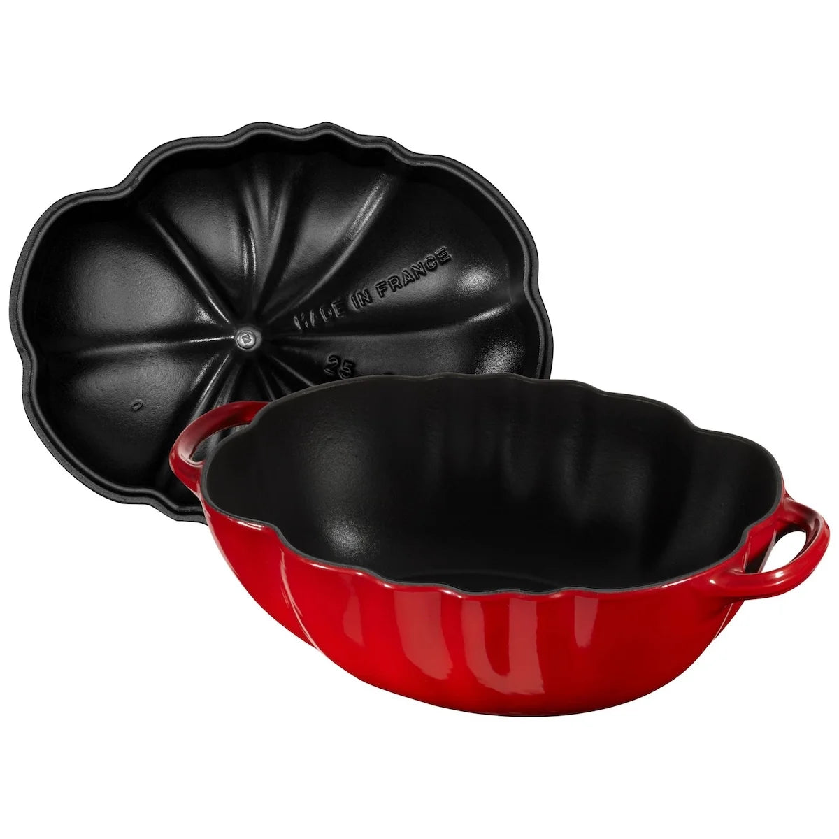 Staub braadpan Tomaat Kersenrood 25 cm / 3 L