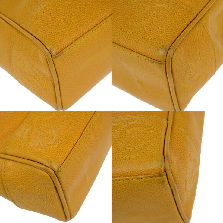 Chanel Vintage Chanel Shoulder Bag Yellow