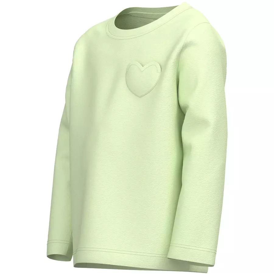 name it Langarmshirt Nmfdorthe Lime Cream