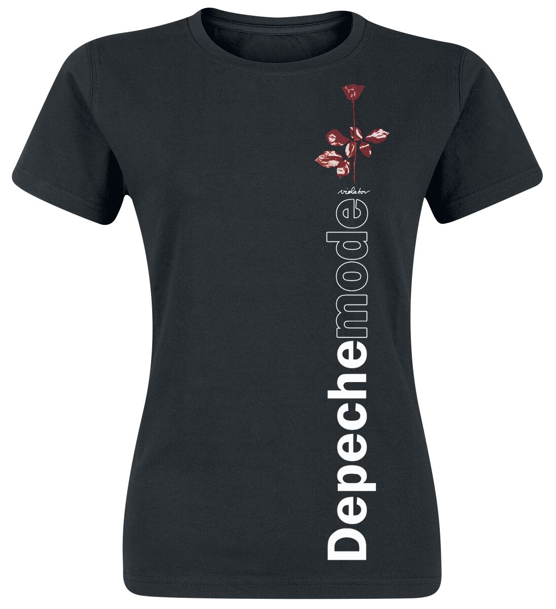 Violator Side Rose | Depeche Mode T-Shirt Manches courtes