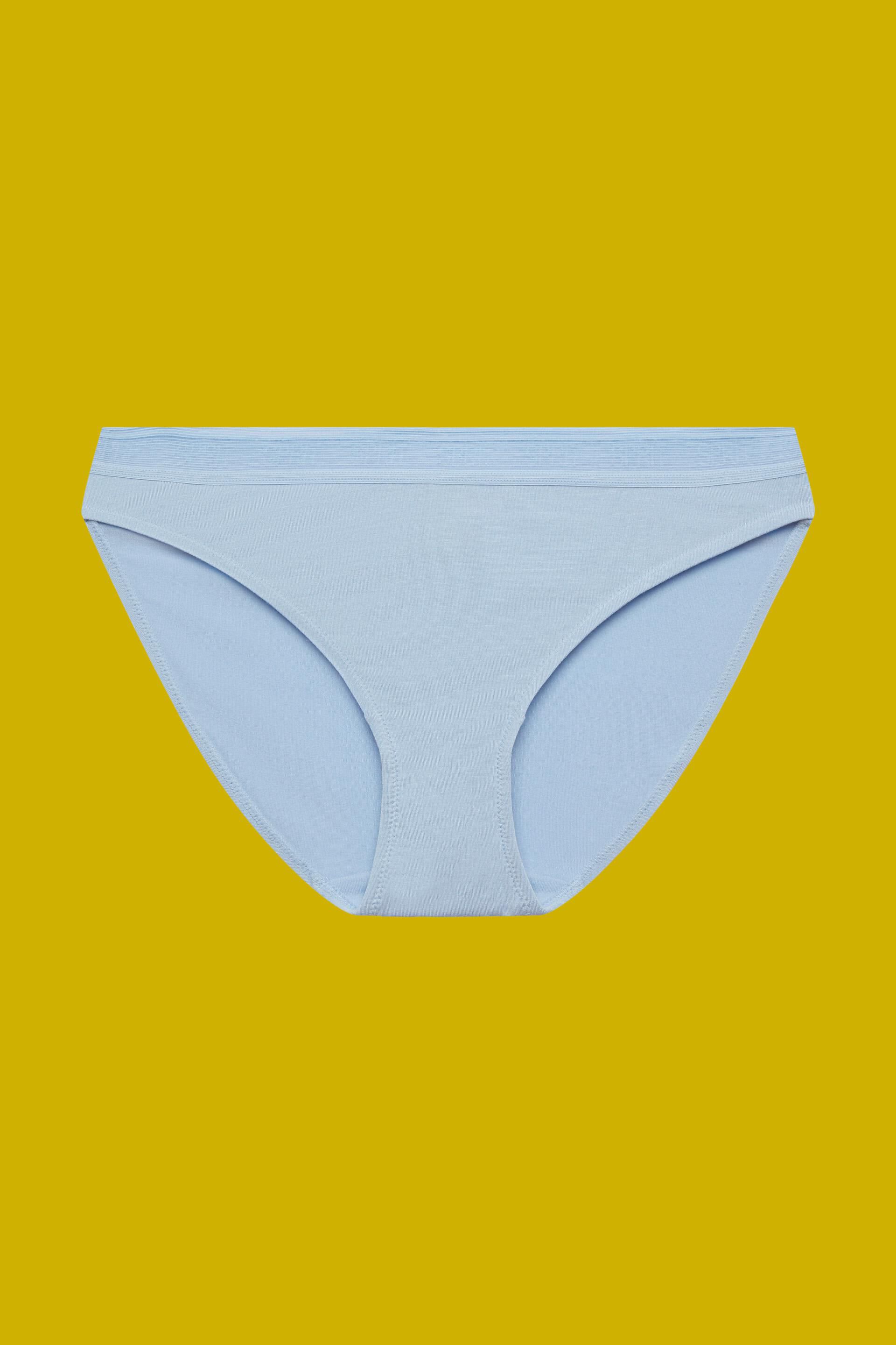 En matière recyclée : le mini-slip à logo