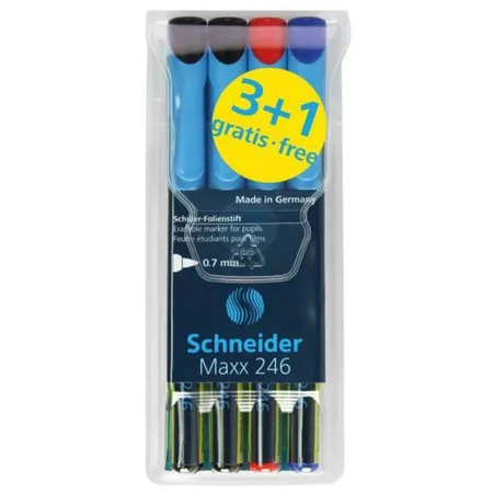Schneider Folienstift Maxx, 4 Stück