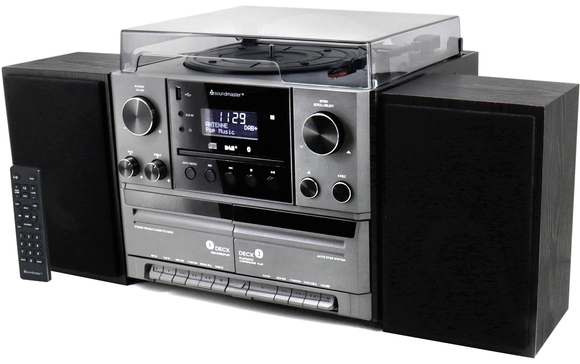 Soundmaster Stereoanlage »MCD5600 Grau« ( Digitalradio (DAB+) | FM-Tuner )