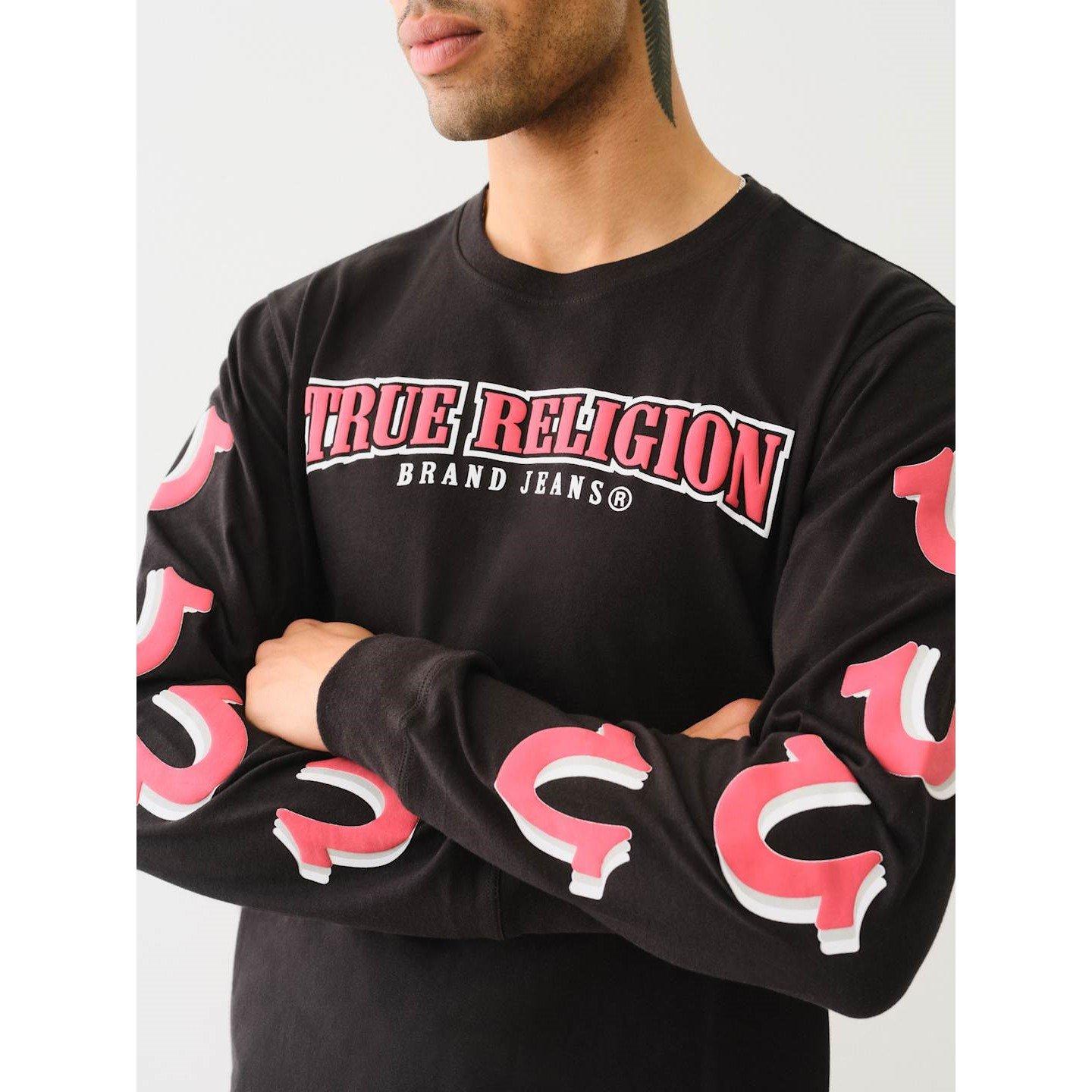 True Religion TR Horseshoe Long Sleeve T Shirt