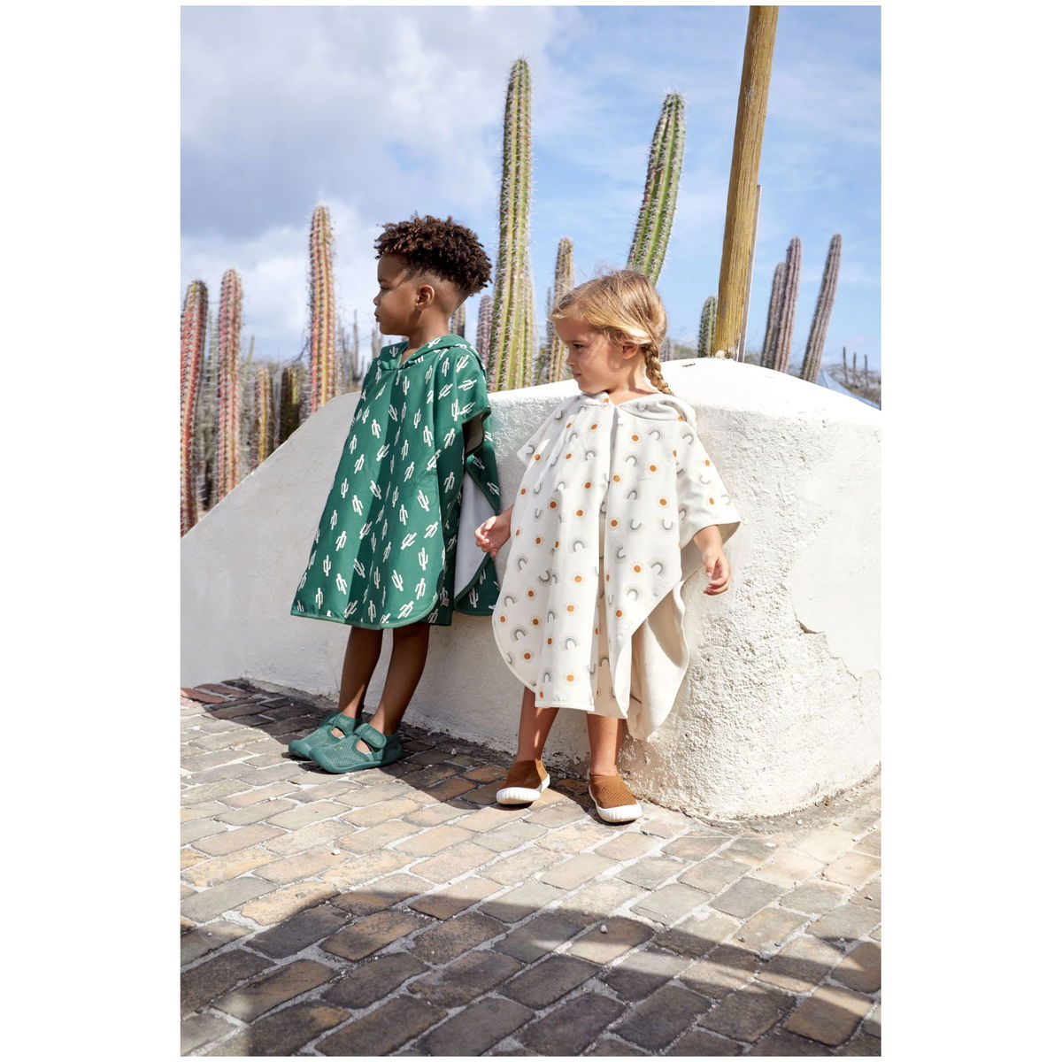 LässigLässig   UV Badeponcho cactus green