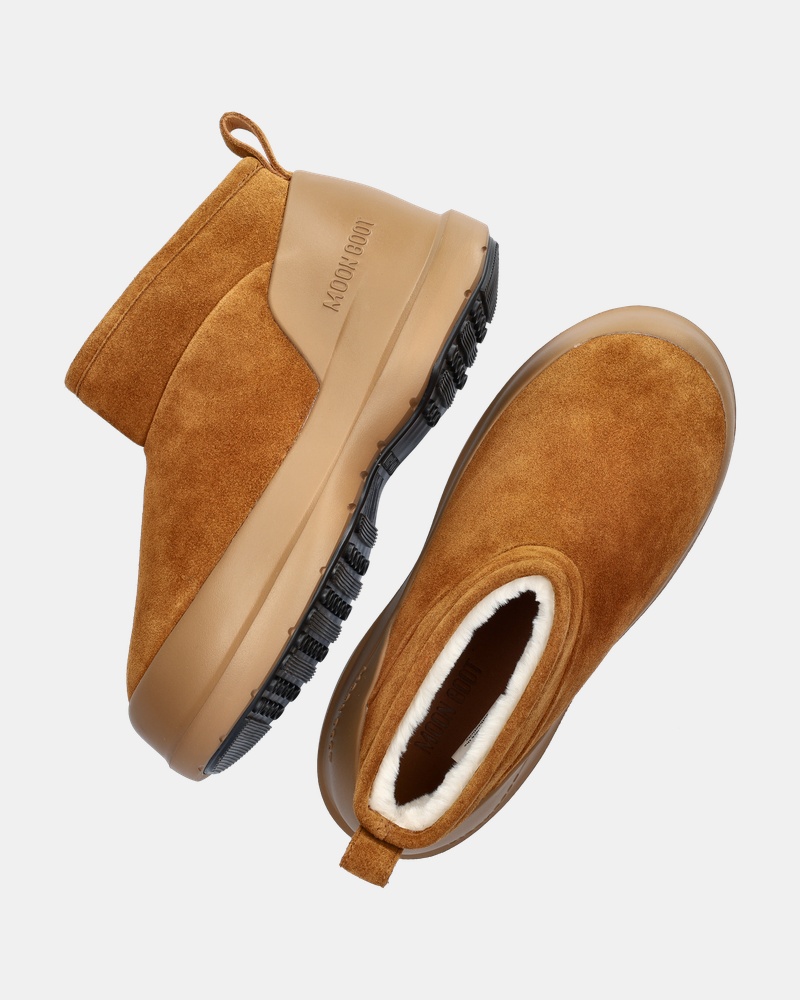 Moonboot The Original Park Soft Luna Gevoerde boots  - cognac