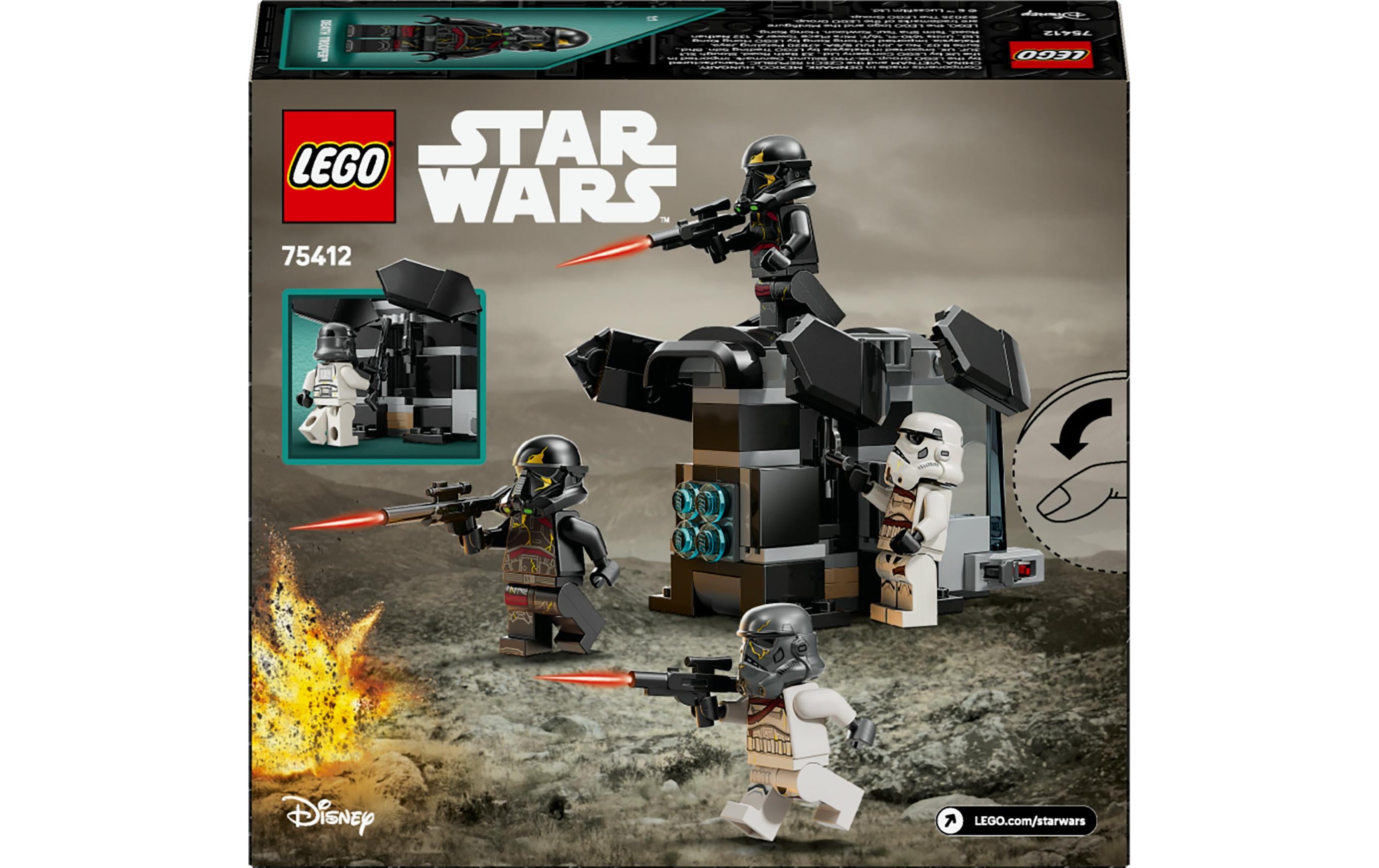 Star Wars Todestruppler & Nachttruppler Battle Pack 75412Bau- und Spielset mit Minifiguren und Landungsschiff