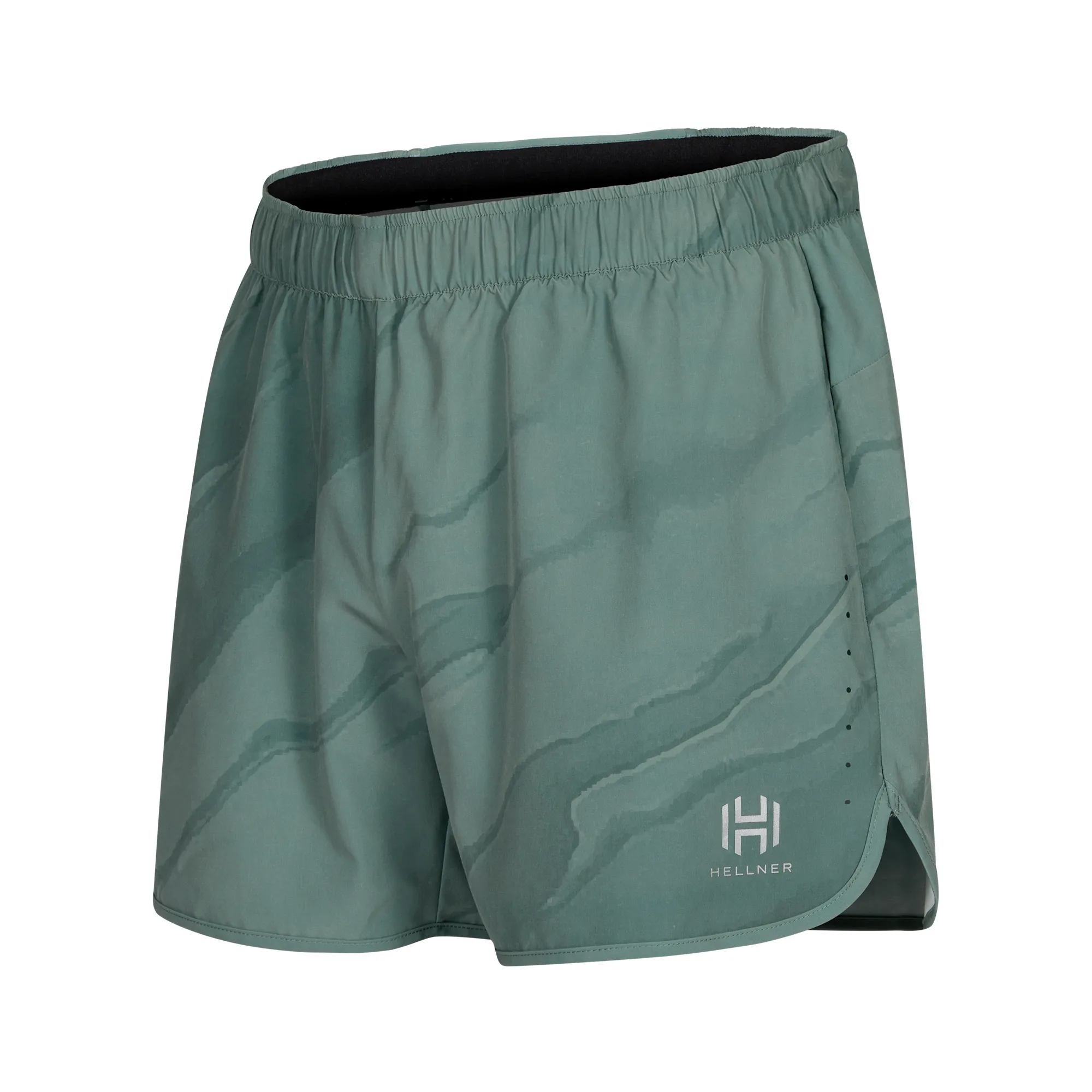 Hellner Men's Aras Running Shorts Laurel Wreath AOP